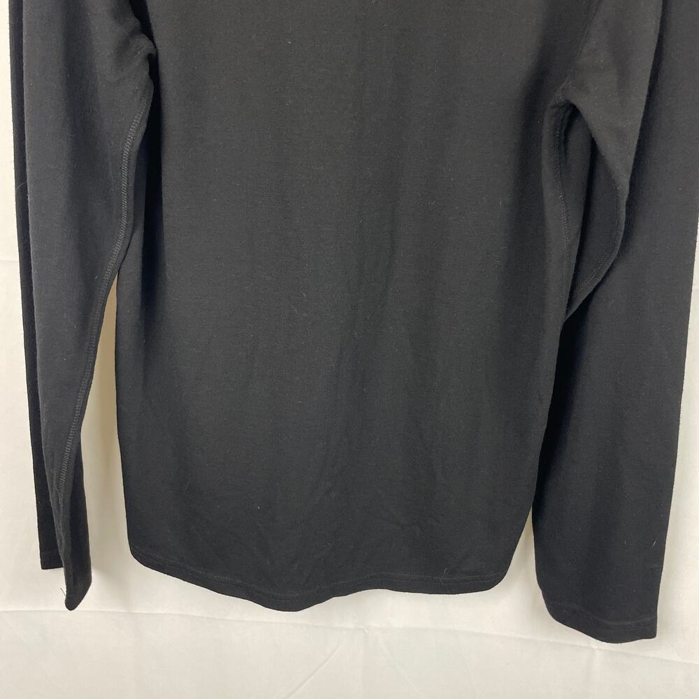 Omni-Wool Wool Blend Base Layer Black Long Sleeve… - image 7